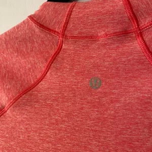 Lululemon Heathered Pink Long Sleeve Crewneck Shirt Athleisure Women's size 6 thumbnail 8