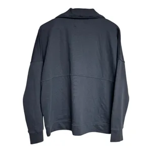 WILO the‎ label Pullover Quarter Zip Sweatshirt Medium Gray Casual Comfy Top thumbnail 3