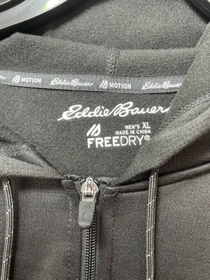 Eddie Bauer Men’s Performance Full Zip Hoodie Black Size XL Soft Comfortable thumbnail 7