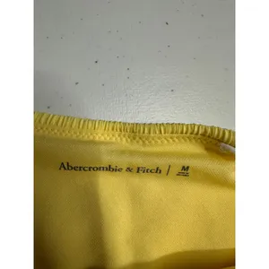 Abercrombie Womens Yellow Textured High Rise Bikini Bottoms Sz M NWOT Beach Swim thumbnail 3