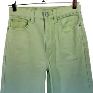 BDG Urban Outfitters High & Wide Ombre Jeans Green Blue Gradient Wide Leg Sz‎ 25 thumbnail 7