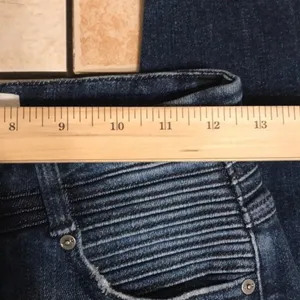 KanCan distressed medium wash skinny denim jeans size 26 cute festival girly‎ thumbnail 7