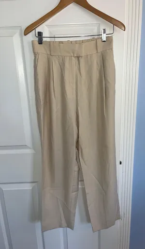 Linen Casual Work Pants thumbnail 1