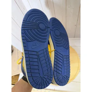 Nike Air Jordan Reverse Laney High Top Colorblock Sneakers Blue/Yellow Size 10.5 thumbnail 9