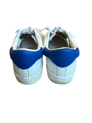 Vintage Havana White Blue Star Suede Toe Cap Leather Sneakers Low Size 8 Women's thumbnail 6