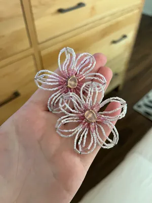 Anthropologie Floral Statement Earrings thumbnail 1