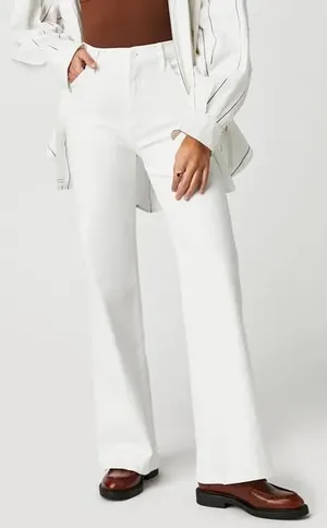 MOTHER The Hustler Roller Skimp White Jeans, Size 27 New w/Tag SOLD OUT thumbnail 1