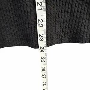 Anthropologie Porridge Joan Bell Sleeved Top Womens M Black Ribbed Boho‎ Chic thumbnail 9