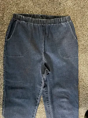 Denim & Co mpany Size Medium Elastic Waist Jeans thumbnail 2