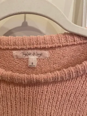 Taylor And Sage Pink Sweater thumbnail 8