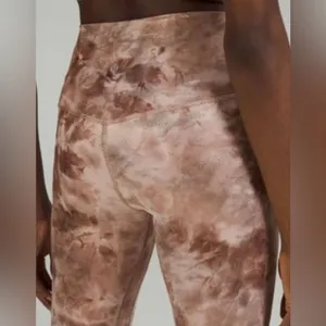 Lululemon Align High-Rise Pant 25" *Shine Sz‎ 10 Diamond Dye Misty NEW thumbnail 2