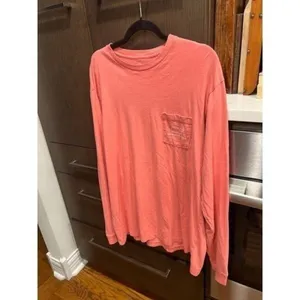 vineyard vines long sleeve peach woman size large thumbnail 4