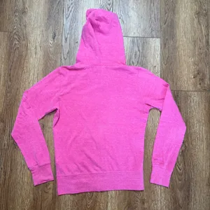 Nike Essential Full Zip Hooded Sweatshirt Jacket Pink organic Cotton Womens S thumbnail 8