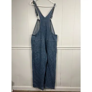 Vintage 90’s St. John’s Bay Denim Blue Bib Overalls Adjustable Straps XL Cottage thumbnail 10