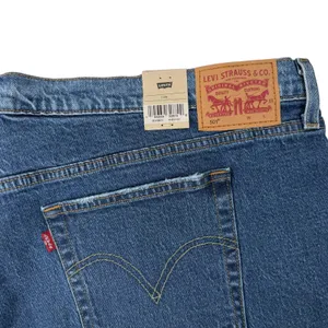 New Levi’s 501 Original High Rise Raw Hem Button Fly Denim Shorts Size 24W thumbnail 5