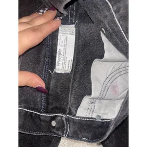 womens black‎ wrangler cowboy cut jeans black 9x32 (28x33) vtg USA thumbnail 3