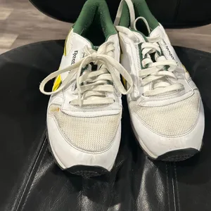Reebok White Sneakers with Yellow and Green Accents thumbnail 3
