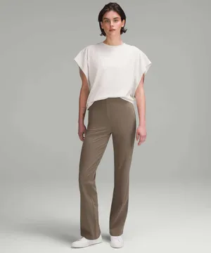 Lululemon smooth fit pull on high rise pant nomad thumbnail 2