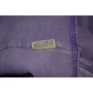 Hollister Short Sleeve Hoodie Womens XL Purple Good Distressed Raw Hem Y2K thumbnail 6