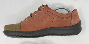 Klogs Leather Nubuck Lace Up Myra Sneakers Womens Size 7 Red Green thumbnail 9