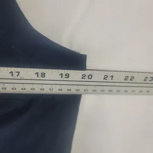 Ann Taylor Navy Blue Sleeveless Shell Blouse Classic Round Neck Career Top M thumbnail 3