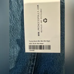 Princess Polly Trevina Denim Mini Skirt Mid Wash thumbnail 8
