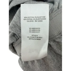 Aritzia Tna Chill Malibu Ruched Long Sleeve Dress S Grey Cotton Bodycon Mini M thumbnail 5