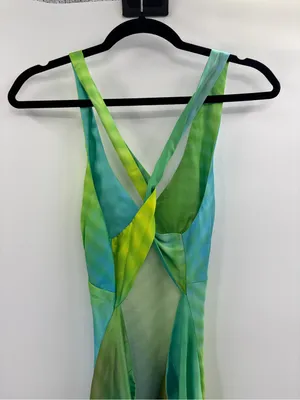 Urban outfitters another girl space blur print boho midi slip dress size 6 NWT thumbnail 11