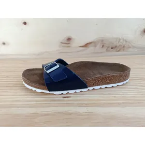 Birkenstock Madrid Blue Patent Sandals Size EU 36 US 5.5 Slightly Used thumbnail 5