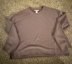 Athleta Mauve Crewneck Top thumbnail 1