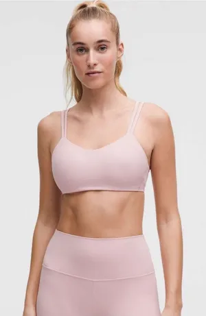 Lululemon Like a Cloud Ribbed Bra *Light Support in Pink Haze - Size: B/C Cup thumbnail 1