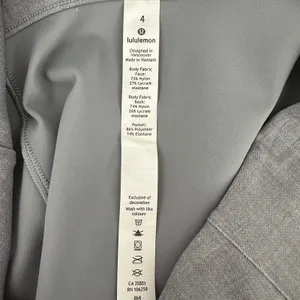 Lululemon Here to There High Rise 7/8 Pant Crosshatch Texture Magnet Grey US 4 thumbnail 11