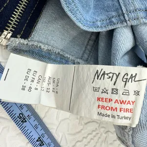 Nasty Gal Blue Crop Tank Top Fitted Sleeveless thumbnail 8