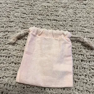 Gorjana Blush Pink Drawstring Jewelry Pouch thumbnail 2