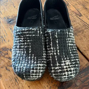 Dansko Black and White Tweed clogs 42‎ thumbnail 1
