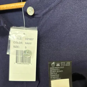 Ronni Nicole Navy Button Up Caridgan‎ Size Small thumbnail 6