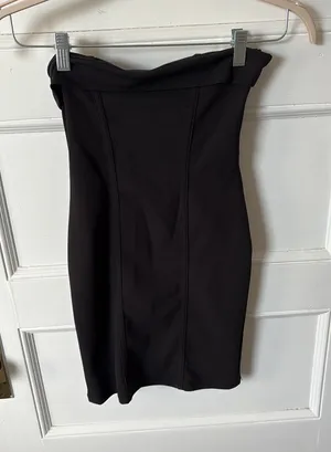 Bershka Mini Dress Black thumbnail 1