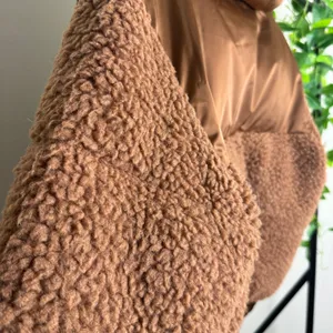 Abercrombie & Fitch Ultra Cropped Mini Puffer Fleece Jacket size Small *FLAWED* thumbnail 11