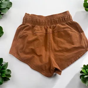 Lululemon Inner Glow High-Rise Short 3" Copper Brown Size 2 EUC thumbnail 3
