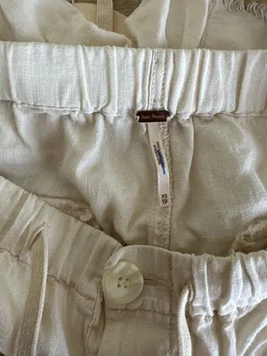 Free People Linen Rayon Raw Hem Beach Shorts thumbnail 2