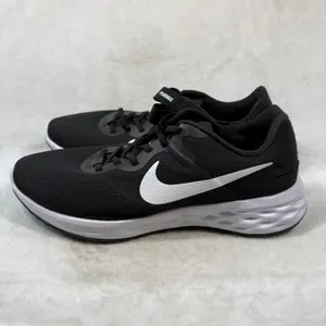 Nike Revolution 6 FlyEase Black White Womens Running Shoes DC8992-003 Size 11 thumbnail 7