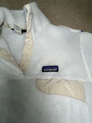Patagonia Women's Re-Tool Snap-T Fleece Size L White thumbnail 3