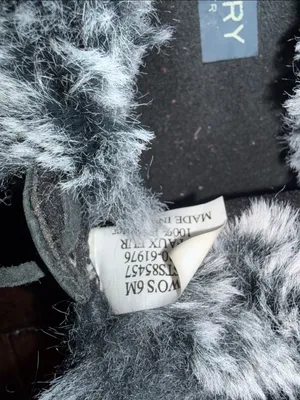 Sperry Waterproof Faux-Fur Winter Rain Boots - Black Sz 6 thumbnail 7