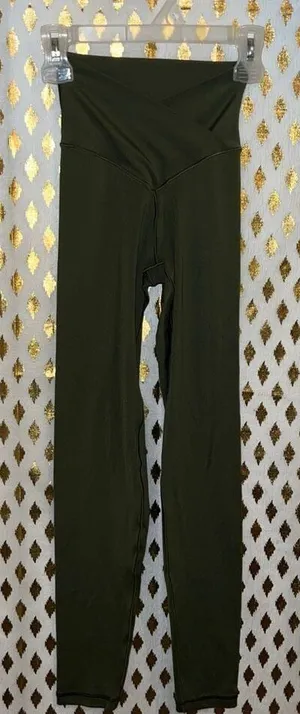 Aerie offline real me 7/8 olive green leggings size XXS thumbnail 1