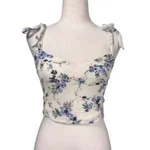 Abercrombie & Fitch Crop Top Women S Floral Sweetheart Cottage Festival Summer‎ thumbnail 2