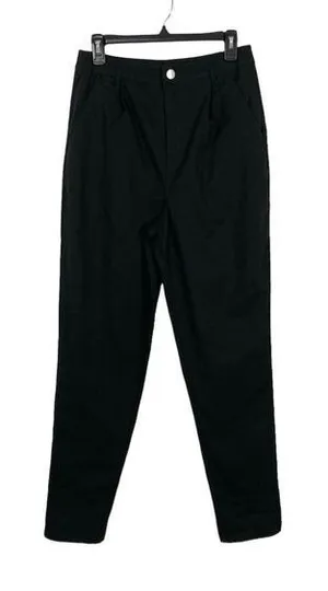 ASOS Pants 6 Black High Rise Slim Fit Stretch‎ Trousers Career NWT Sleek thumbnail 1