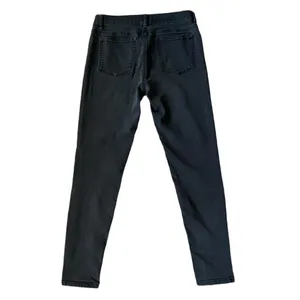White House Black Market women's size small black slim leg black denim jeans thumbnail 3