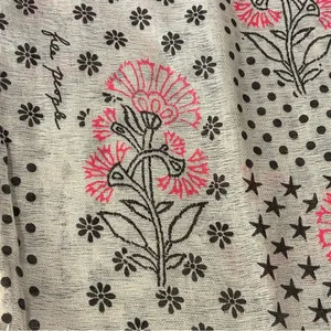 NWOT Free People boho gauzy fabric tote 14”x15”, lightweight, packable thumbnail 6