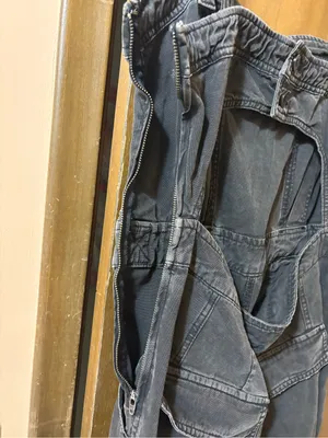 Free People Go West Utility Jumpsuit in Black thumbnail 8