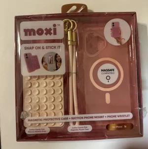 iPhone 16 MagSafe Case Wristlet Strap Suction Mount MagSafe Box Set Moxi thumbnail 1